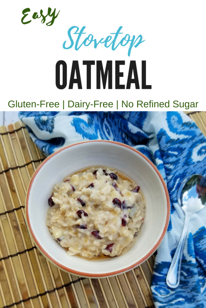 healthy easy stovetop gluten-free oatmeal